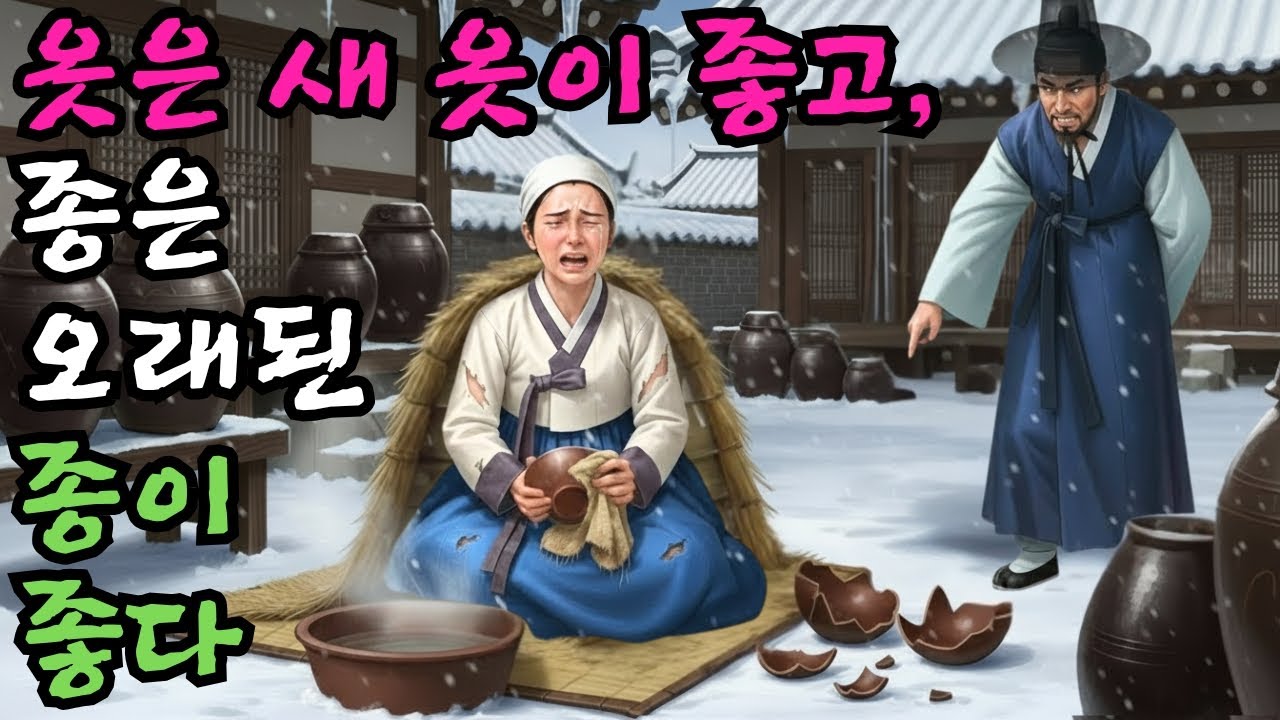 그릇 바닥을 본 순간 주인이 혼비백산한 이유 깨진 독은 외면한 채 눈 속에서 헌 사발만을 미친 듯이 닦던 하녀 | 야담·민담·전설·설화·옛날이야기·청춘야담