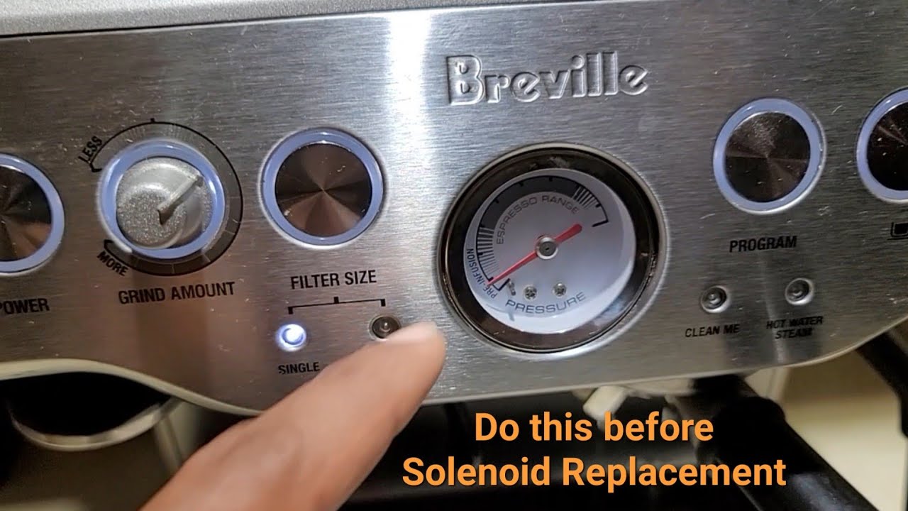 Do this before you change Solenoid Block