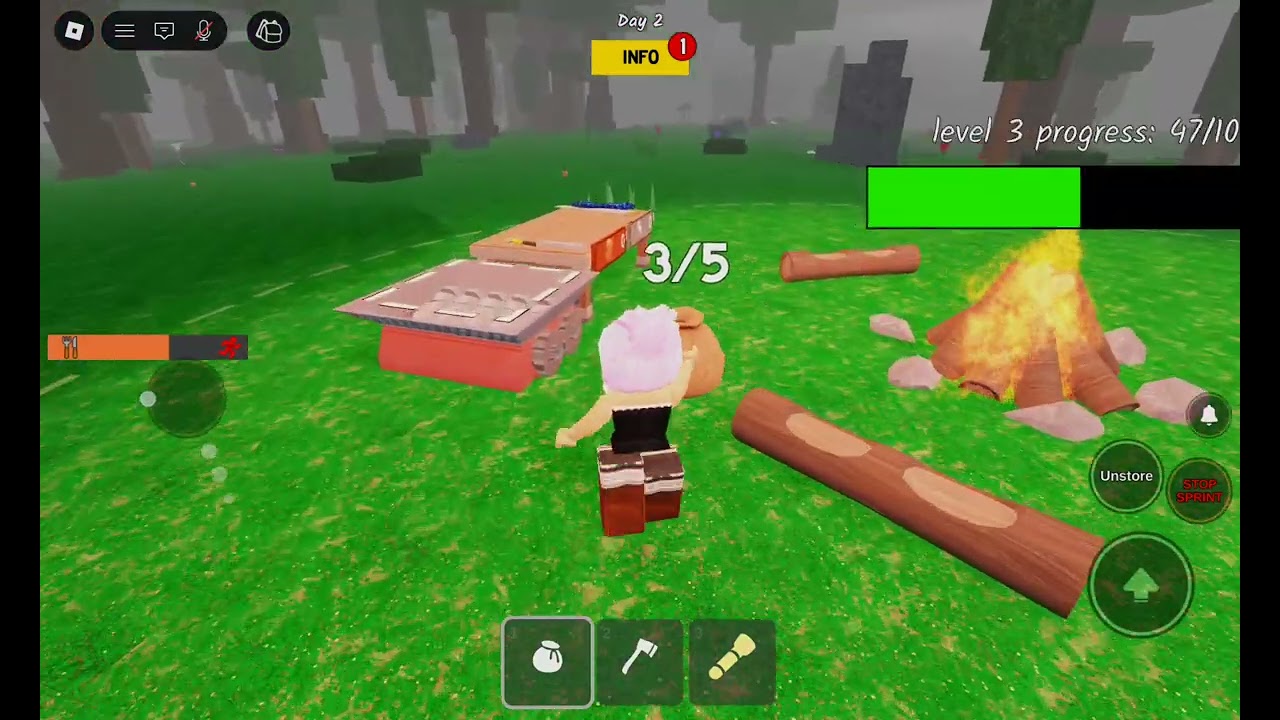 Playing 99 Nights In The Forest!!! Almost  died