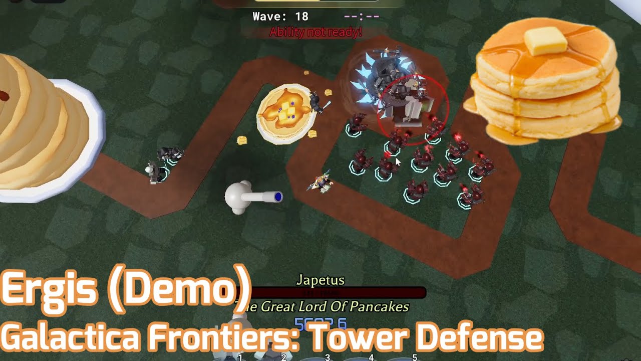 (Demo) Ergis Victory with GFR Pancake Pummeler strat | Galactica Frontiers: Tower Defense | Roblox