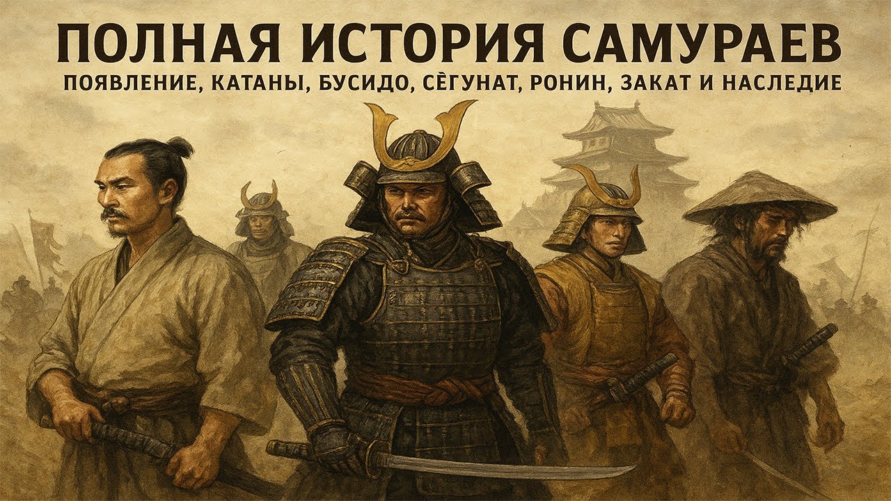 ПОЛНАЯ ИСТОРИЯ САМУРАЕВ: ПОЯВЛЕНИЕ, КАТАНЫ, БУСИДО, СЁГУНАТ, РОНИН, ЗАКАТ И НАСЛЕДИЕ | ПРОСТОЙ ОБЗОР