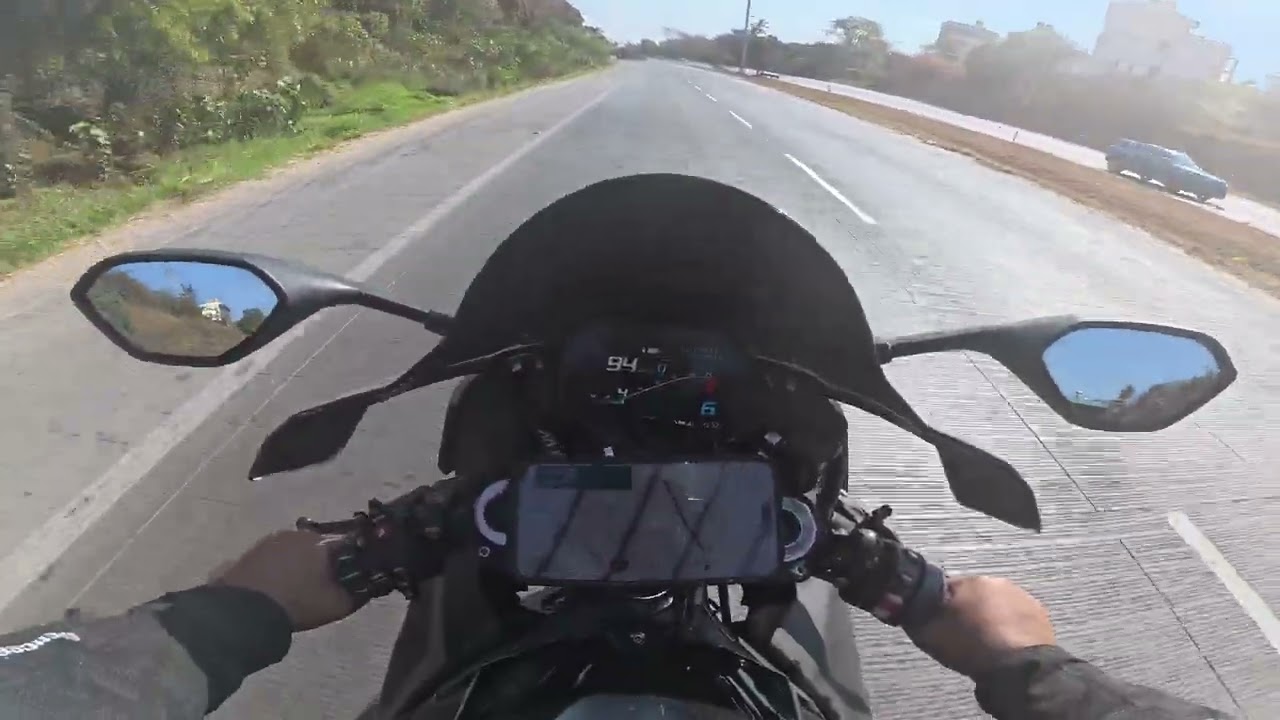 12Feb2026 - BMW S1K Bangalore Biker - DavengereRide - Return - 5 - Taking Nice Road To Hosur Road