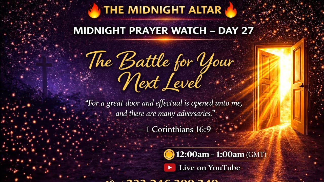 Midnight Prayer Watch | Day 27 | 1 Corinthians 16:9