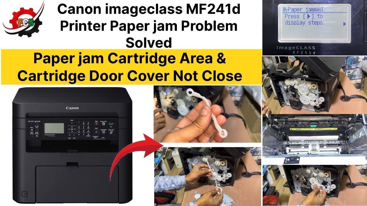 Canon imageclass MF241d Printer Paper jam Problem Solved || Paper jammed