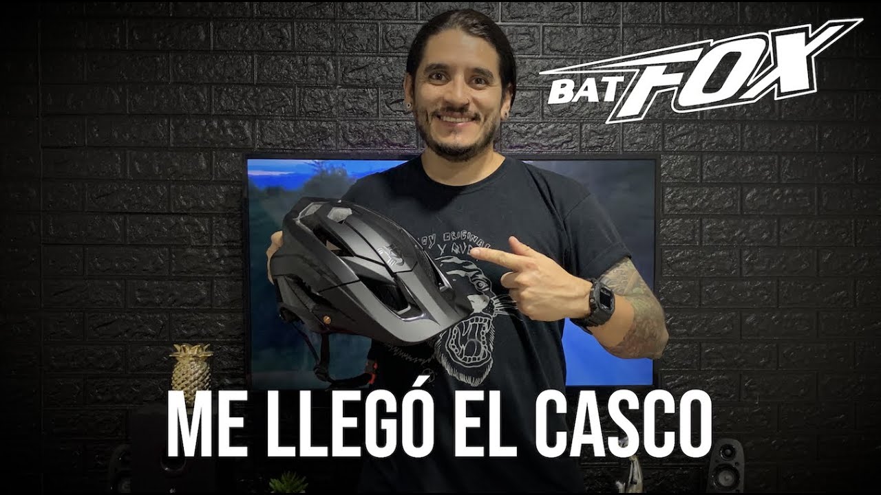 Compre un casco BatFox - Unboxing