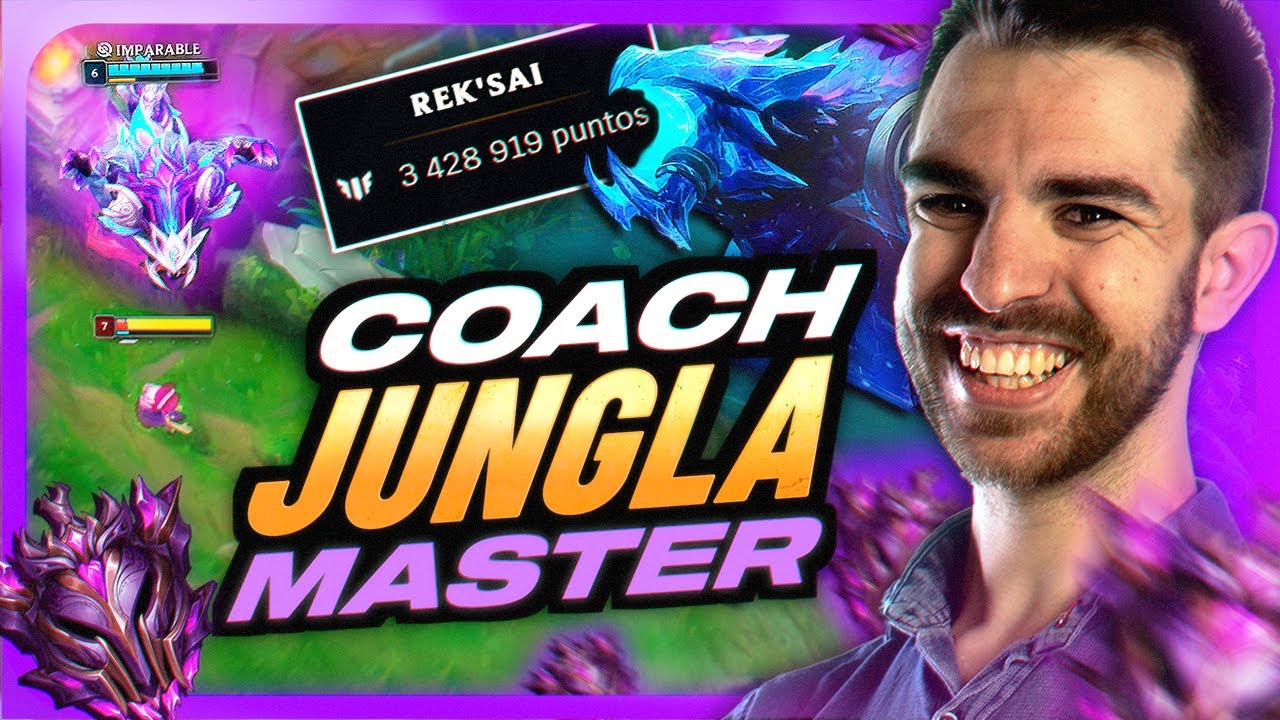 🤓 ¡LA DIFERENCIA ENTRE UN BUEN JUNGLA y UN MAL JUNGLA! COACH OTP REK'SAI ft.@Perrucon  | Pochipoom