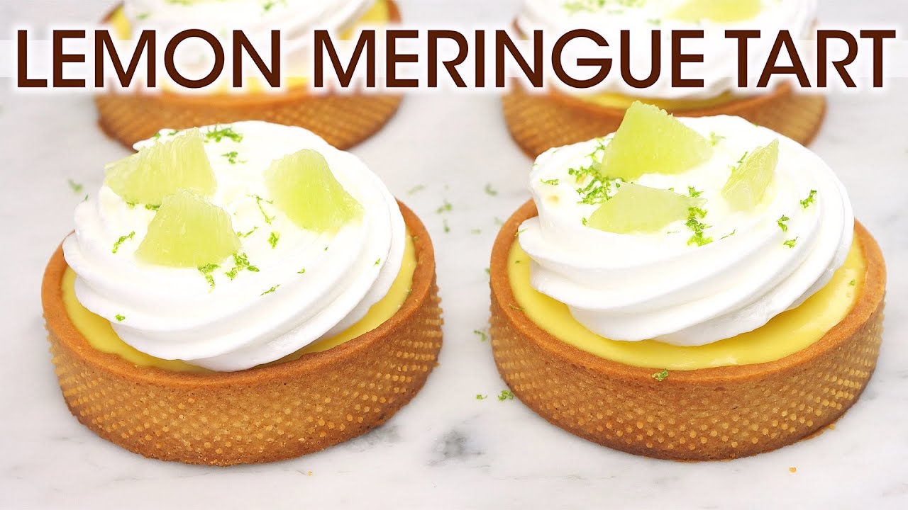 Lemon Meringue Tart Recipe: With Pâte Sablée, Lemon Curd & Italian Meringue | How To Cuisine
