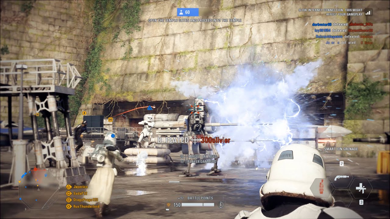 Galactic Assault No Commentary [4K] - Empire on Yavin 4 - SWBF2 Ultra Setting