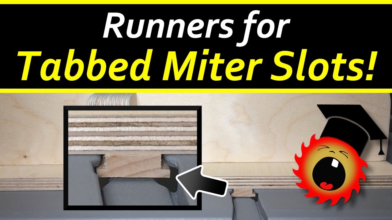 Runners for Ryobi/Craftsman Tabbed Miter Slots