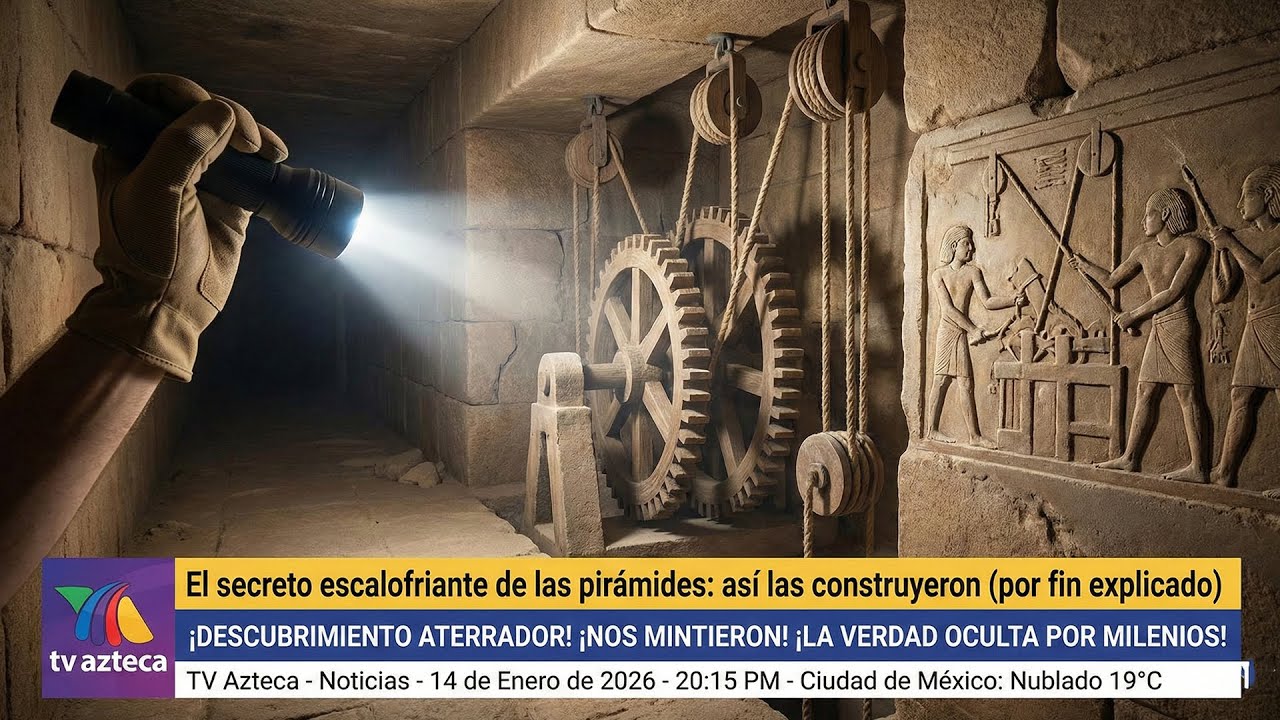 El secreto escalofriante de las pirámides: así las construyeron (por fin explicado)