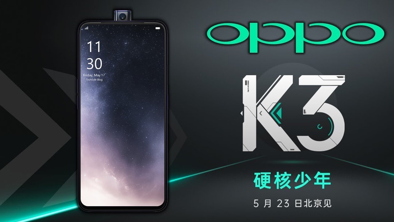 Oppo K3 Confirmed to Sport Pop-Up Selfie Camera, Price, Release date, Specifications