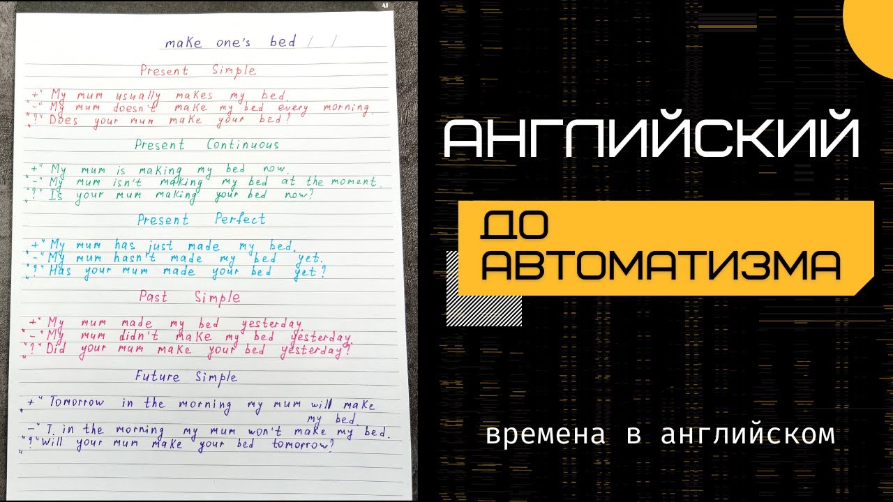 Английский до автоматизма | времена в английском | english grammar | Learn English