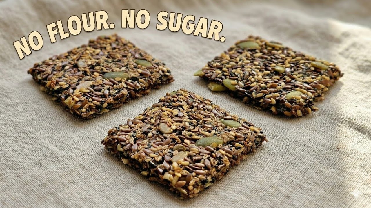 Are These the Healthiest Crackers Ever? No Flour, No Sugar, No Oil!