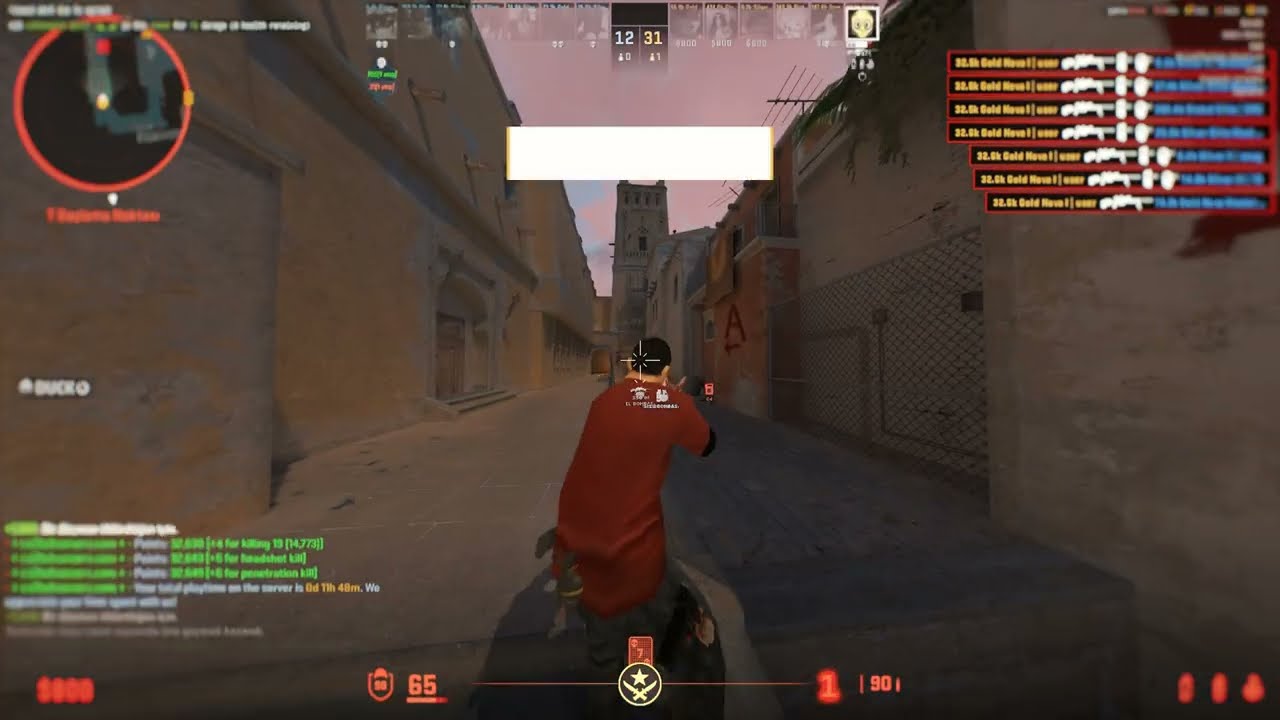 #cs2 hvh highlights | ft. gamesense.pub / skeet.cc『7-5K』