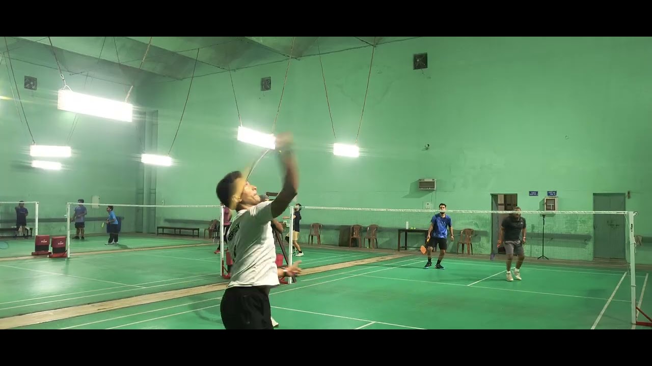 (1291) Deepak Sir & Ayush vs. Prabhat & Abhishek (Clash of Warriors) Men's #badminton #doubles #iitr