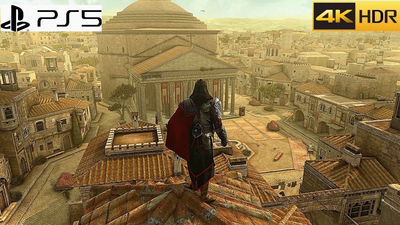 Assassin's Creed brotherhood (PS5) perfect parkour sequence [4K HDR]