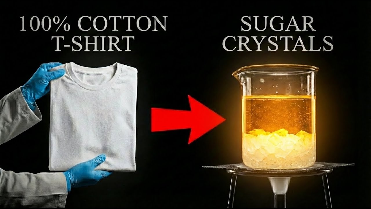 Turning a T shirt into Edible Sugar