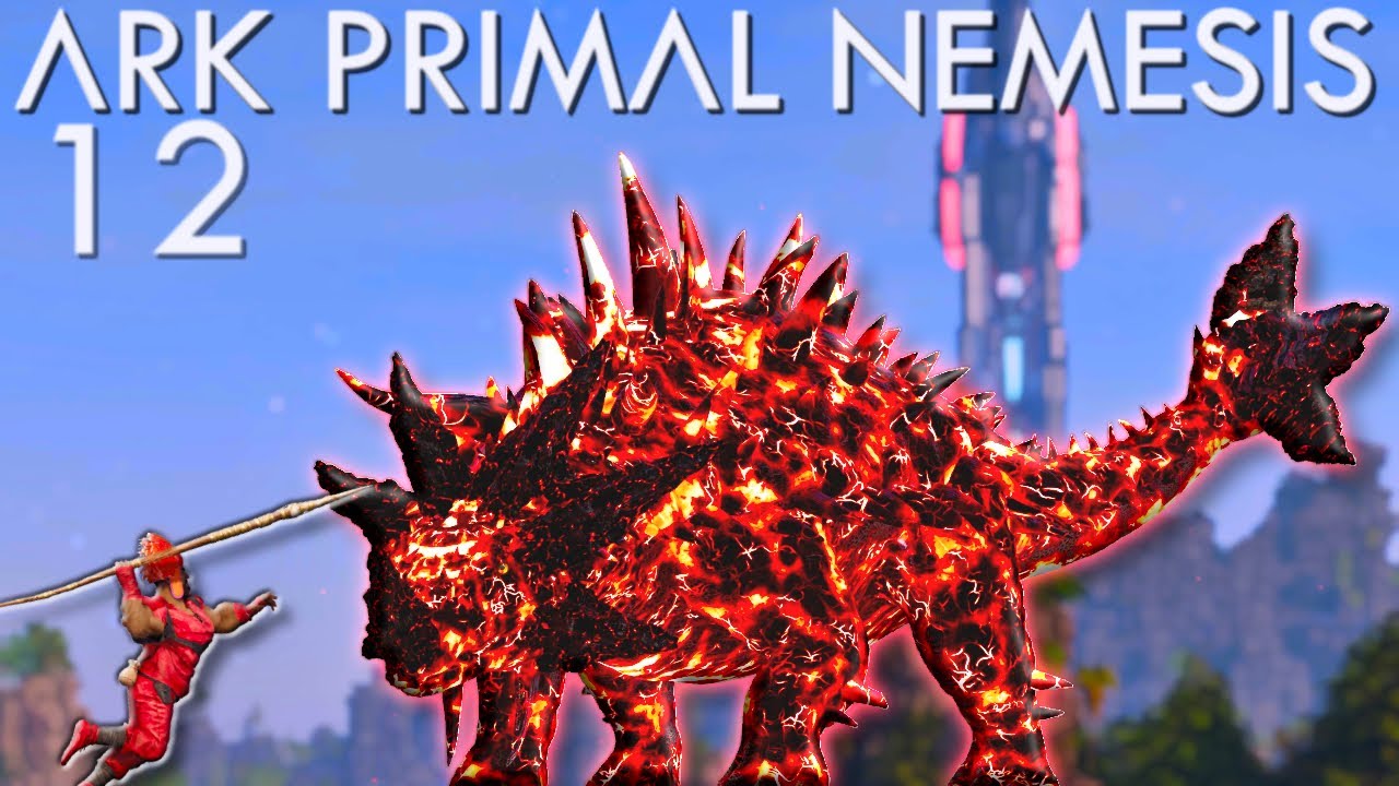 Taming a Lava Beast: Epic Encounter with Volcanic Ankylo! Ark Primal Nemesis E12