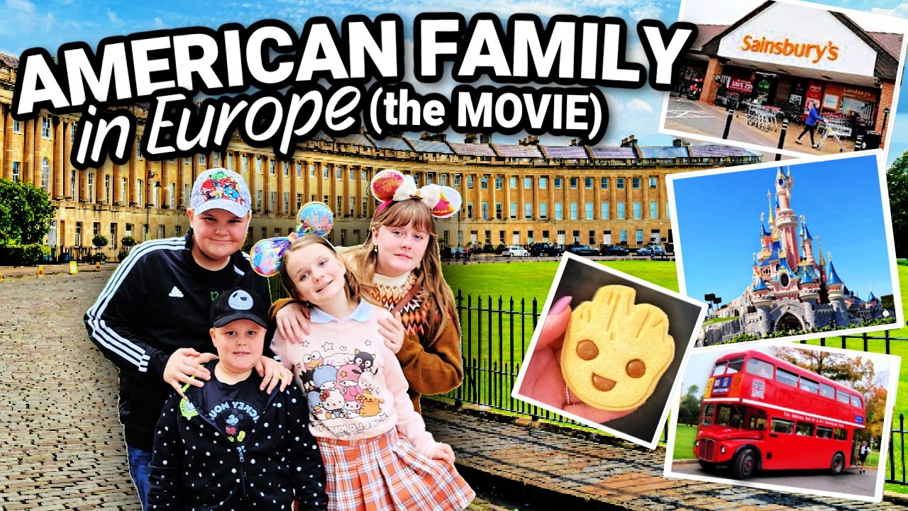 AMERICAN FAMILY'S FIRST TIME IN EUROPE 🇪🇺- THE MOVIE | Bunches of Lunches