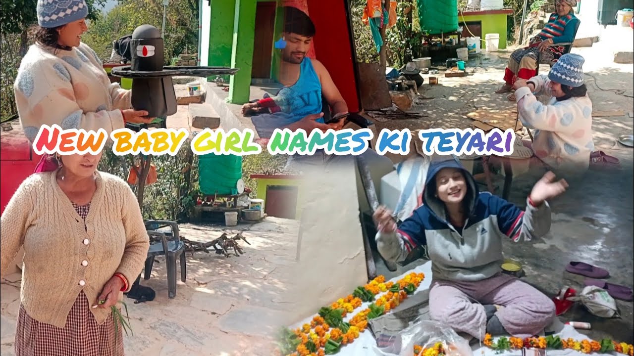 New baby girl नामकरण का बड़ी जोरों शोरो से तैयारी!! #vairal  vlog #1millionviews 