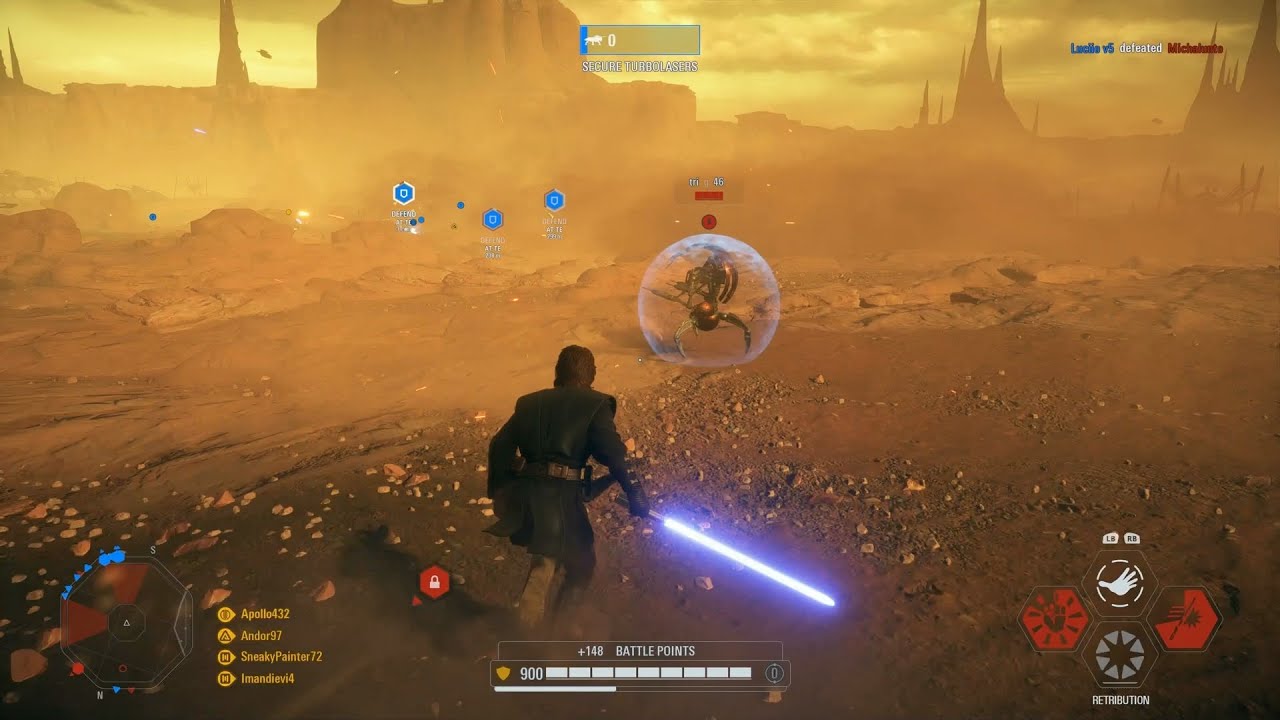 Star Wars Battlefront 2: Galactic Assault Gameplay (No Commentary)