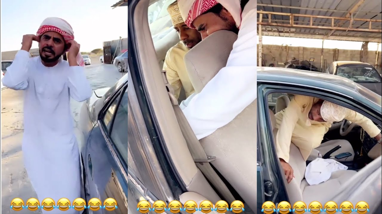 المدبل وبو سيف بالاسعاف في ورشة التصليح 😂😂😂