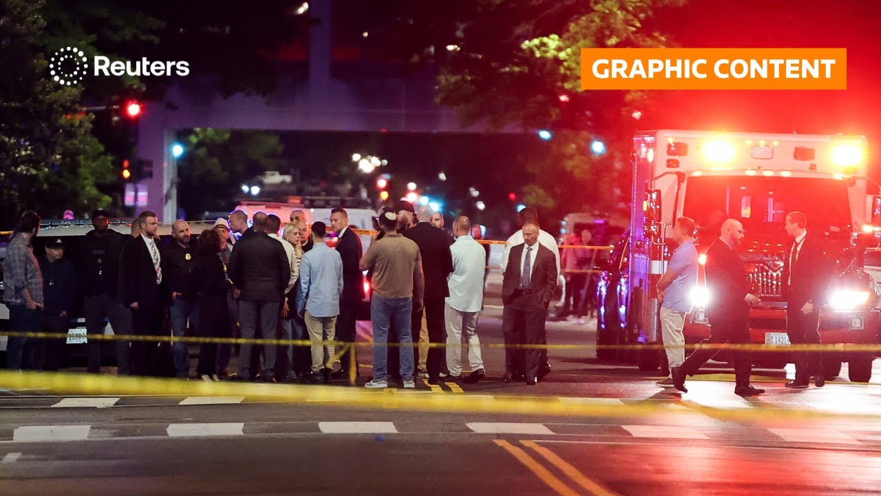 WARNING: GRAPHIC CONTENT: Two Israeli embassy staffers killed in Washington shooting | REUTERS