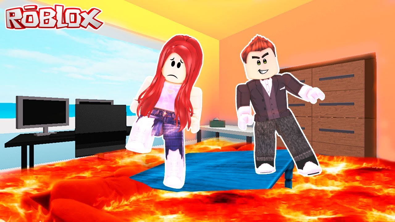 Roblox - O CHÃO É LAVA DO ROBLOX SUPER DIFÍCIL - Lava Run 🔥