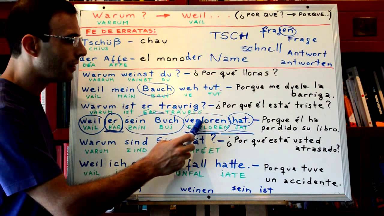 Aprender Aleman 09: Warum - Weil / Por qué? - Porque