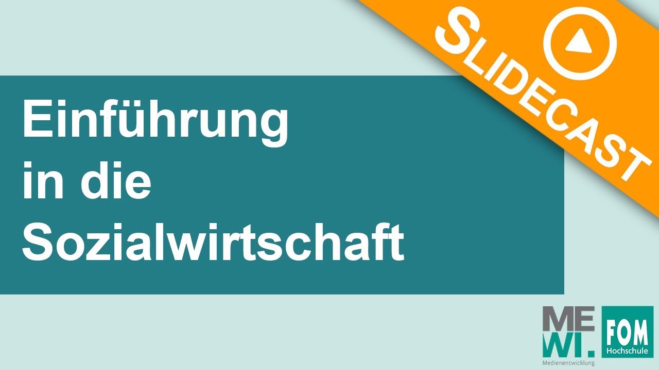 Einführung in die Sozialwirtschaft | Video Based Learning