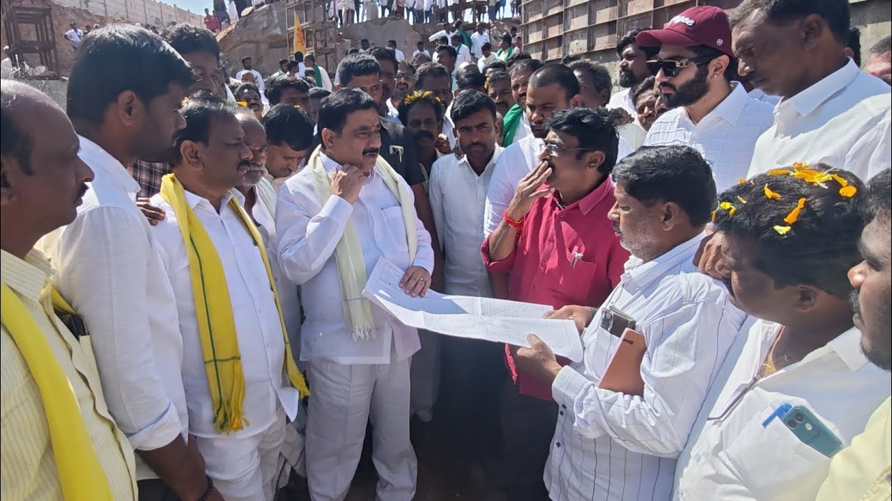 శరవేగంగా జీడిపల్లి - భైరవానితిప్ప ప్రాజెక్టు కాలువ పనులు..  పరిశీలించిన MLA @ManaRayadurgam #rdgnews