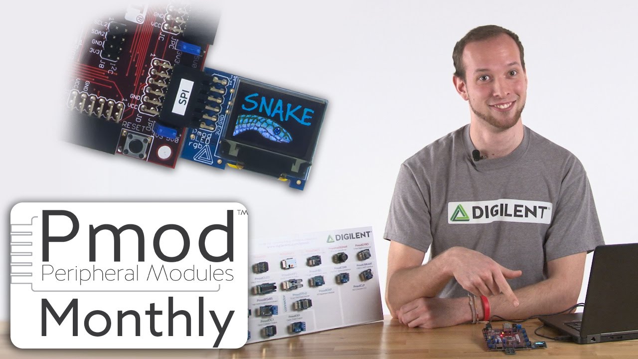 Pmod Monthly - April 2016  - Snake with the PmodOLEDrgb and ChipKIT Pro MX7 Microcontroller