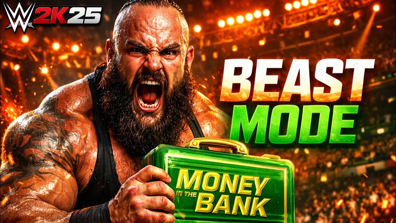 BEAST MODE ACTIVATED! 😤 Braun Strowman Destroys Money in the Bank (WWE 2K25 Hindi)