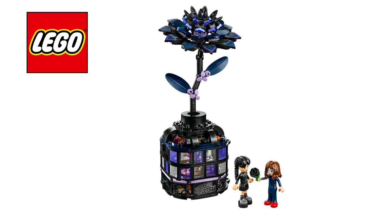 LEGO 76784 &ndash; Black Dahlia Flower (Wednesday) - Speed Build