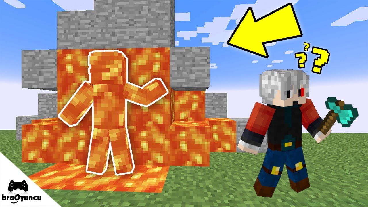 MİNECRAFT EN GÖRÜNMEZ LAV SAKLAMBAÇ MODU
