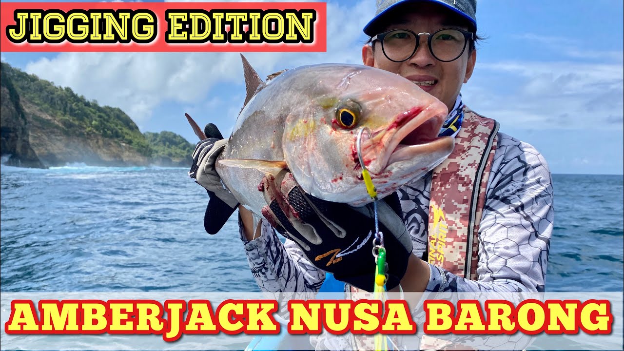 SERANGAN GANAS AMBERJACK | NUSA BARONG JEMBER, JAWA TIMUR | VLOG MANCING Episode#56