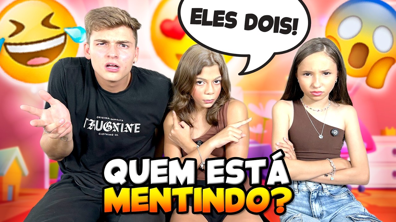 DESAFIO DE QUEM ESTÁ MENTINDO COM GABRIEL SCRIBEL • Jamine Dutra •