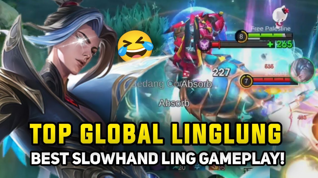 BEST LING SLOWHAND GAMEPLAY 2025 | BEST LING BUILD | LING TERSAKIT | LINGKUNGAN 🔥