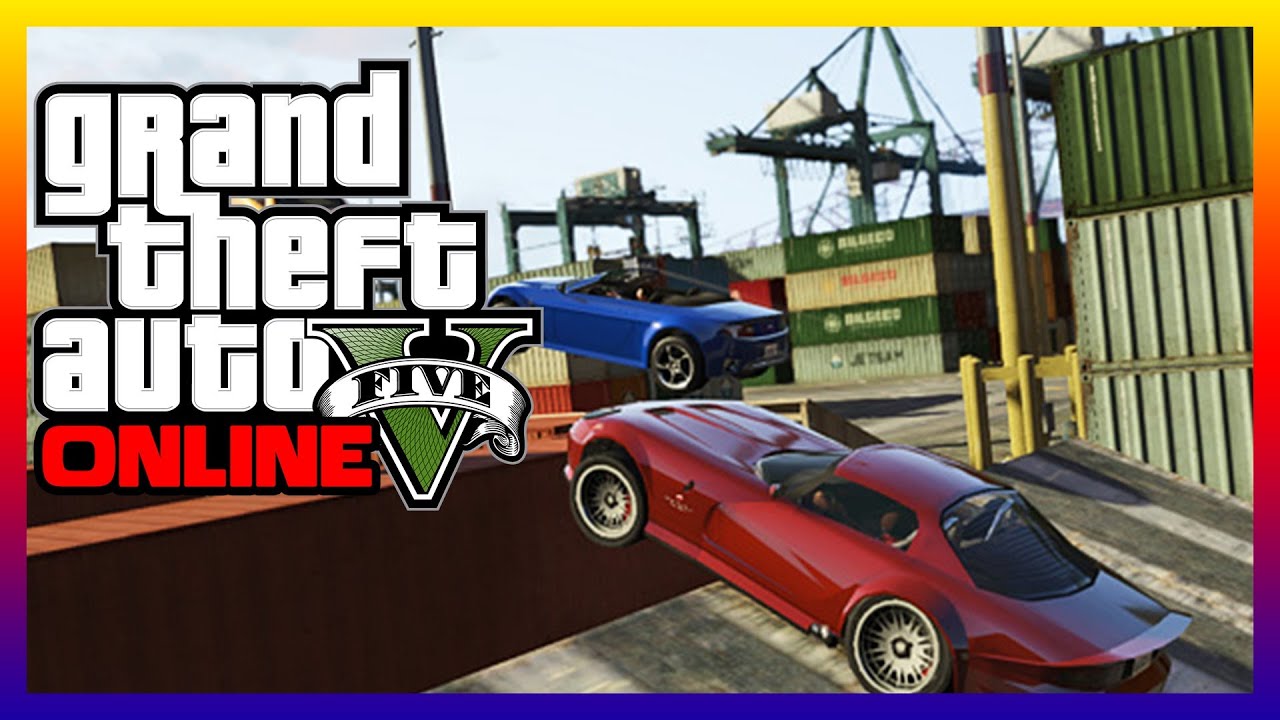 GTA 5 Funny Moments - RAMPS, BIG JUMPS, DNF MASTER - TheSquad