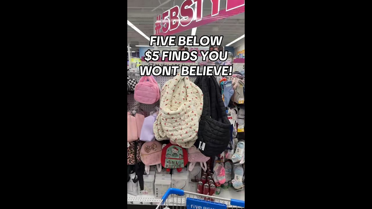 New Trendy Finds at Five Below