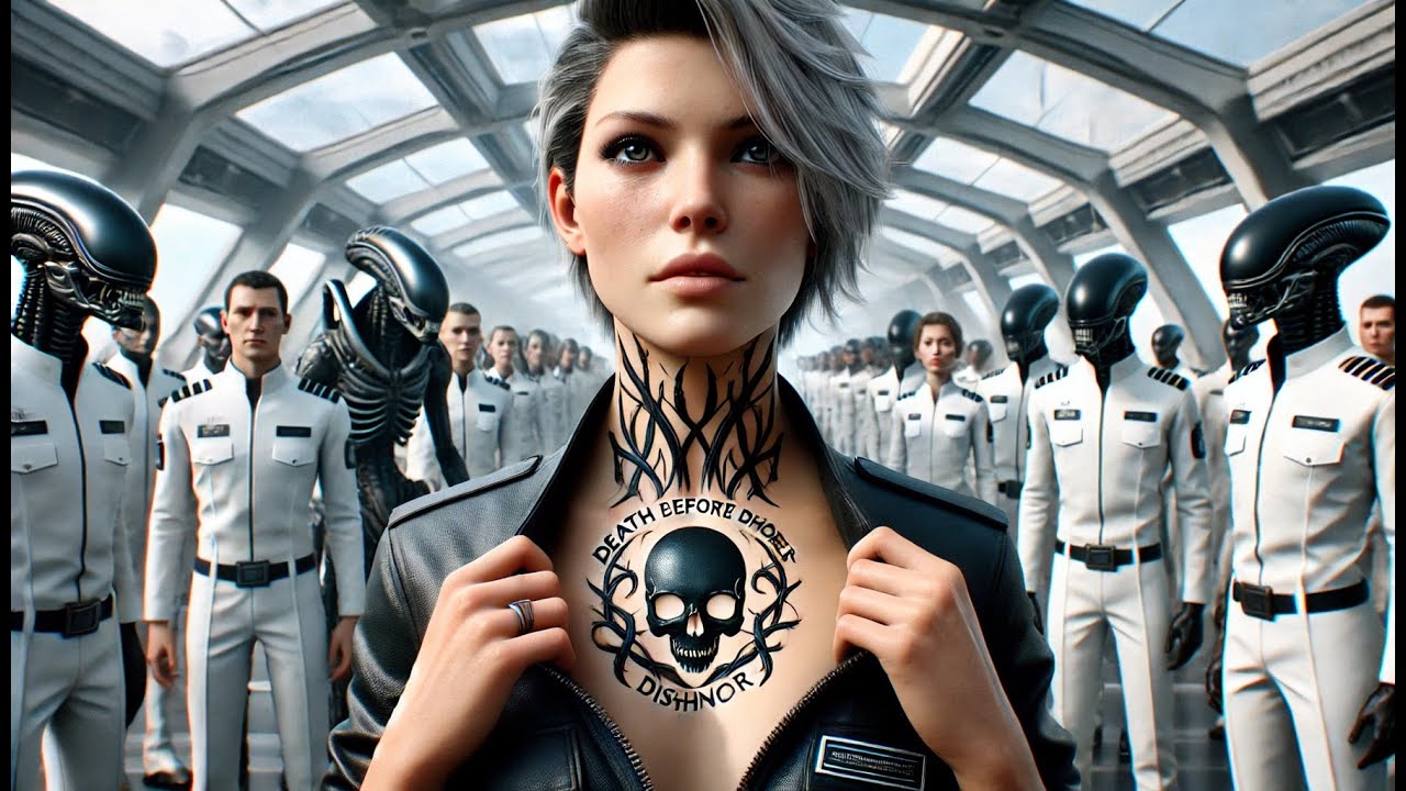 Mocked in the Academy Hall—The Human Female Showed Her Throat Tattoo, and No One Dared Laugh Again