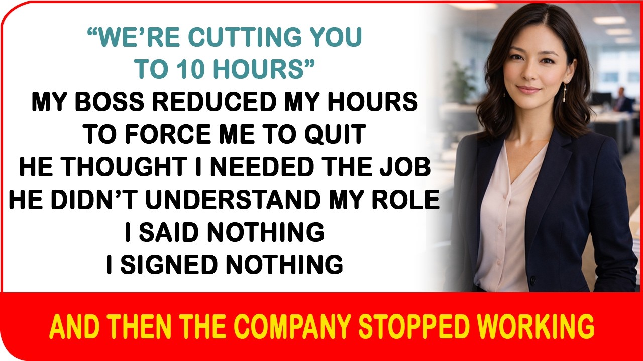 Office Revenge | My Boss Cut My Hours to Force Me Out &mdash; Then Everything Stopped
