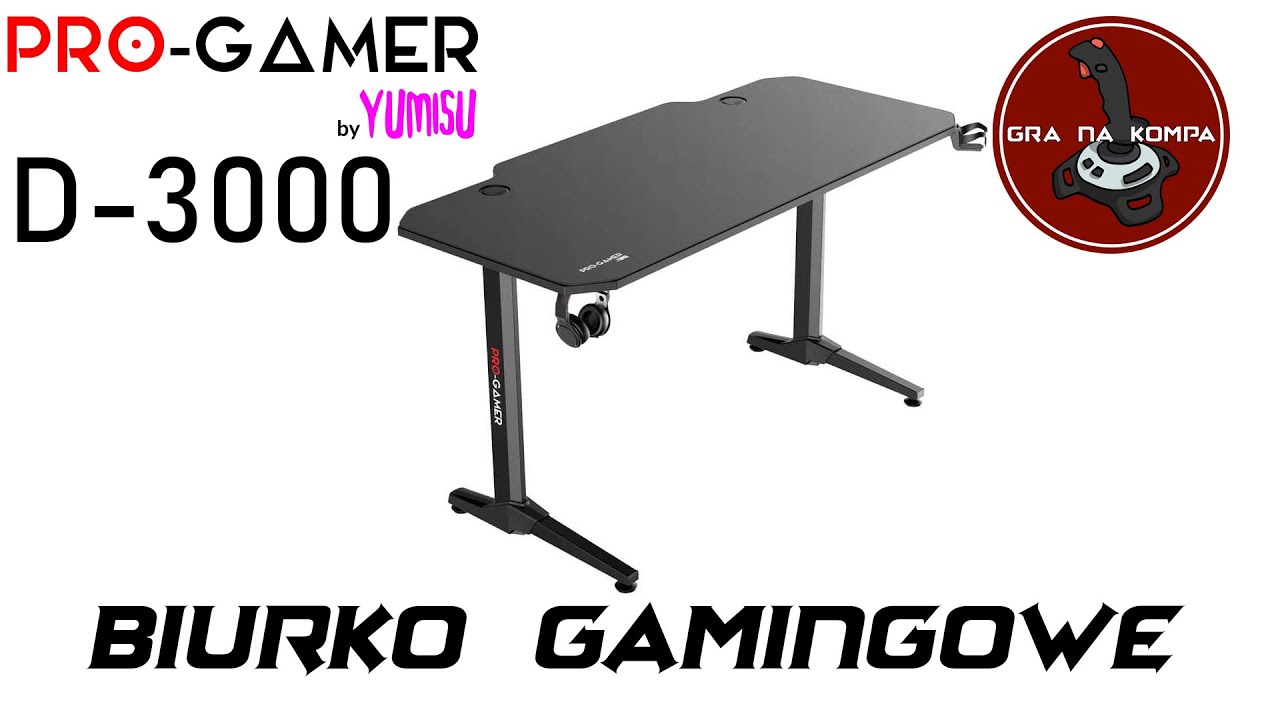 Biurko gamingowe PRO-GAMER D-3000
