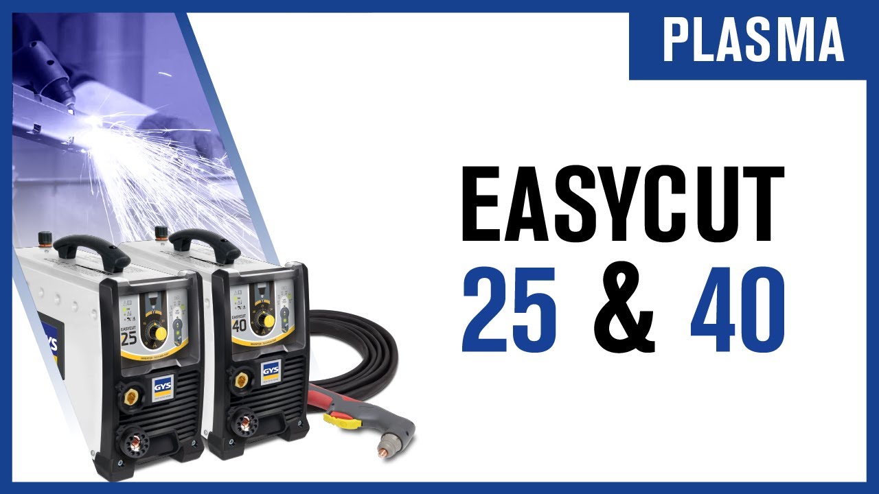 Les plus compacts des d&eacute;coupeurs plasma GYS  : Easycut 25 & 40