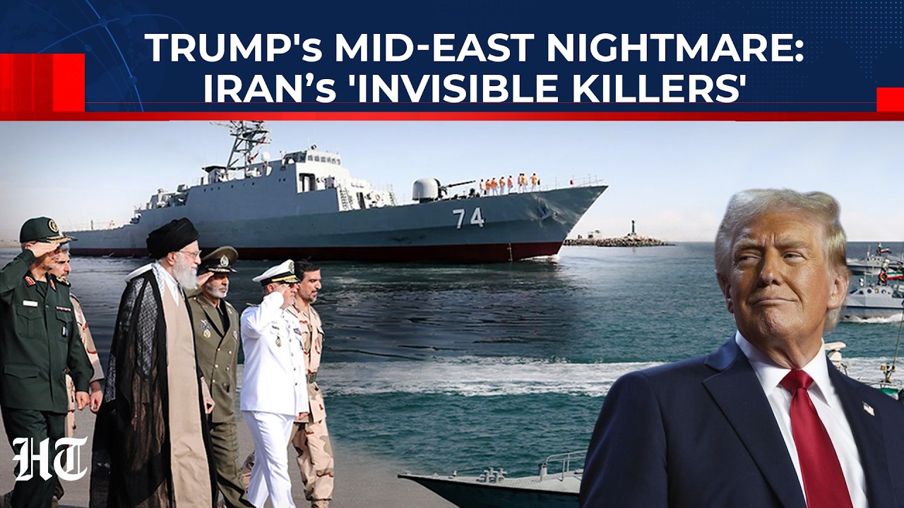Trump’s Billion-Dollar Armada Faces Iran’s ‘Invisible Killer’ Underwater Drones In Middle East 'War'