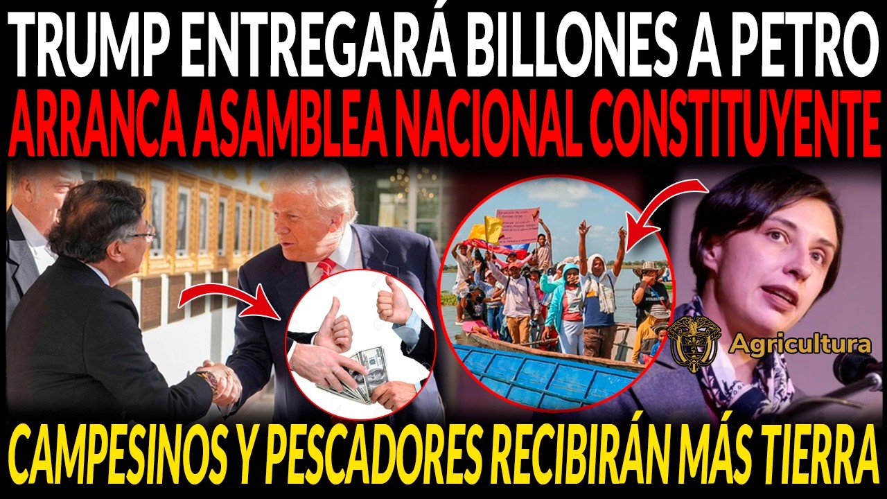 GRINGOS ACUERDAN ENORME AYUDA A GOBIERNO PETRO | CON DECRETO PETRO HARÁ MASIVA ENTREGA DE TIERRAS