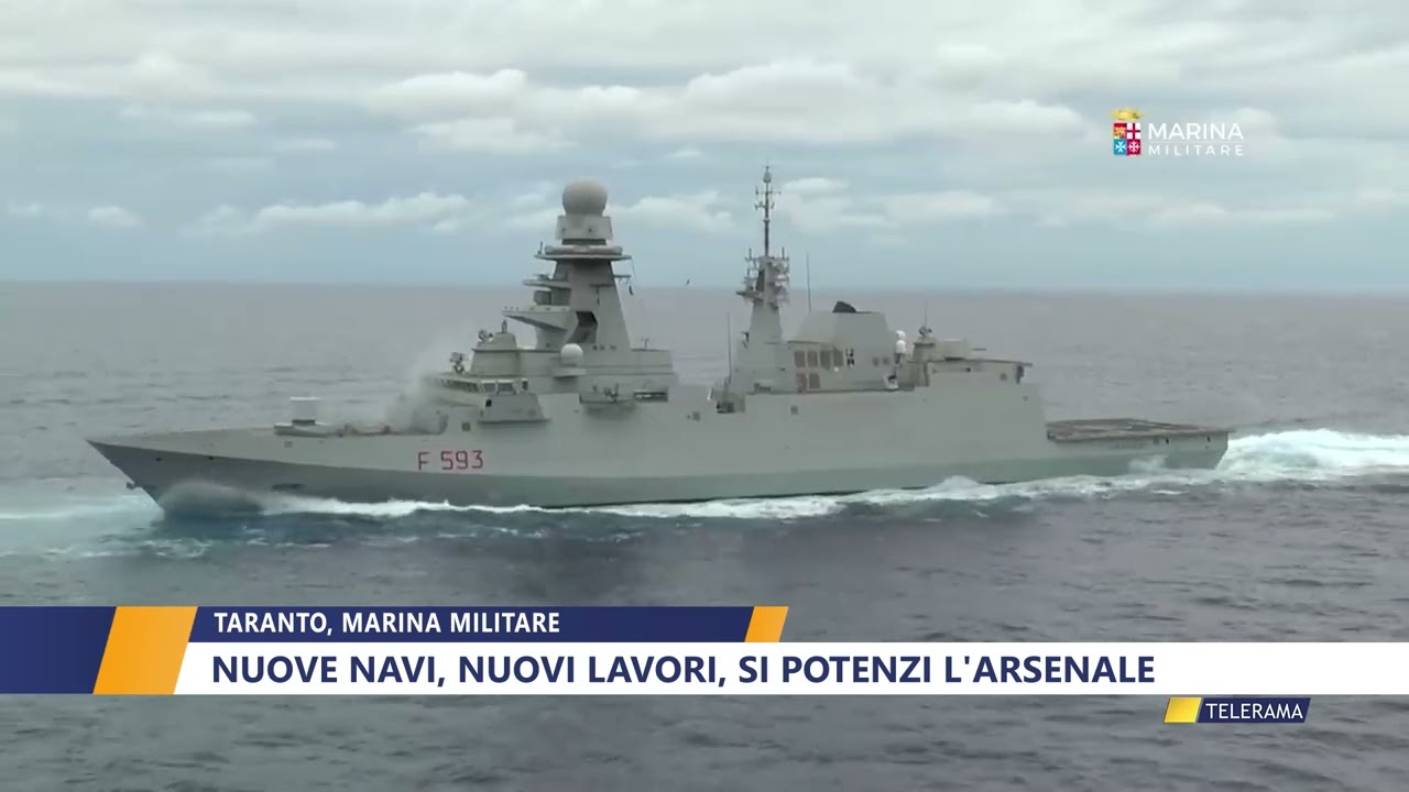 TARANTO, MARINA MILITARE  NUOVE NAVI, NUOVI LAVORI, SI POTENZI L'ARSENALE di WALTER BALDACCONI