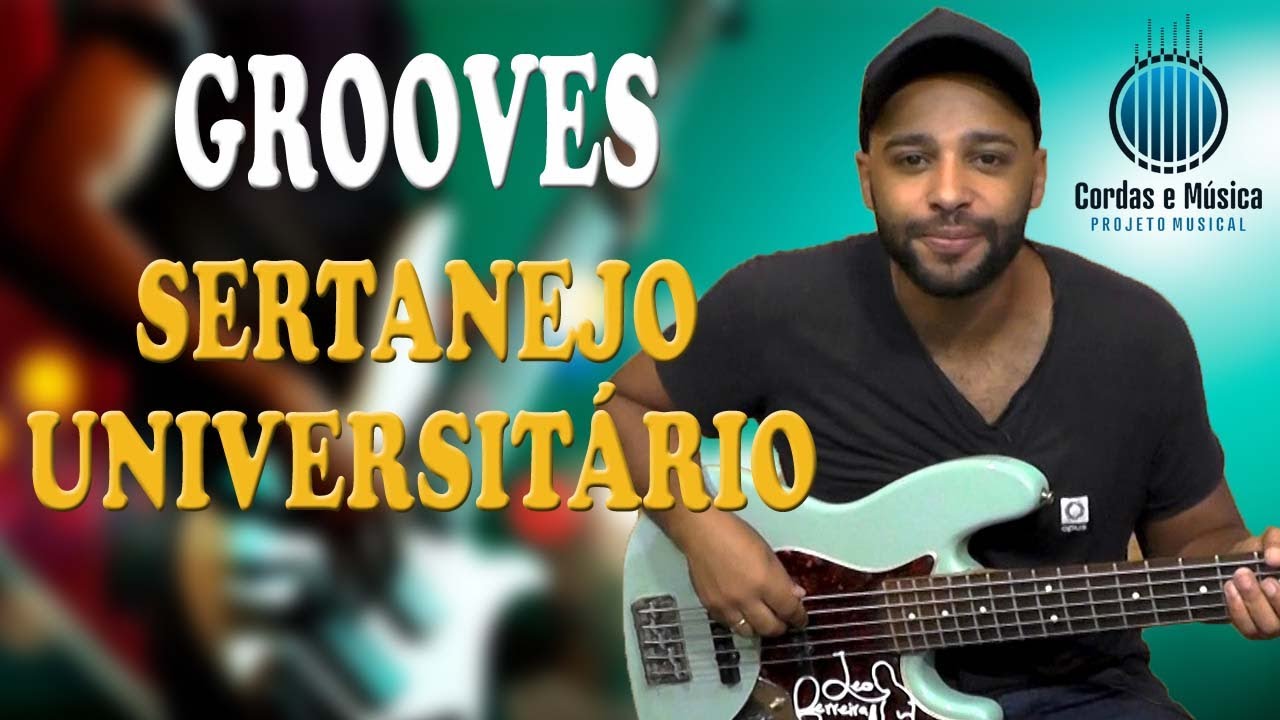 Groove no Estilo SERTANEJO UNIVERSITÁRIO no CONTRABAIXO