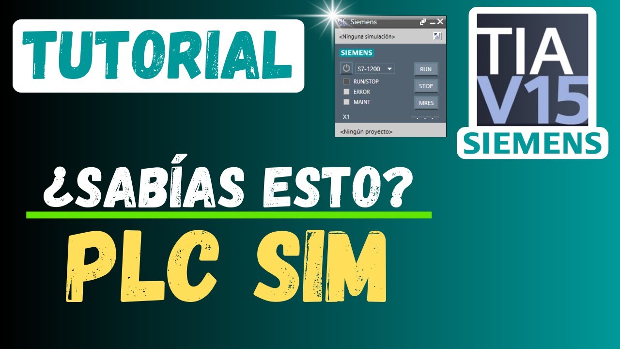 3.1. Simular programas con S7-PLC Sim - Datos importantes || Curso TIA Portal