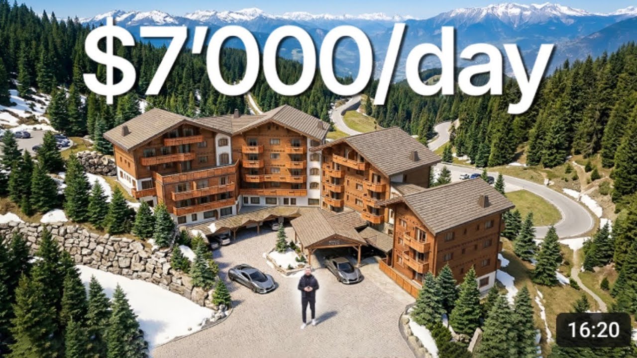 Экскурсия по пятизвездочному роскошному отелю в Швейцарии (Chalet RoyAlp H&ocirc;tel & Spa).